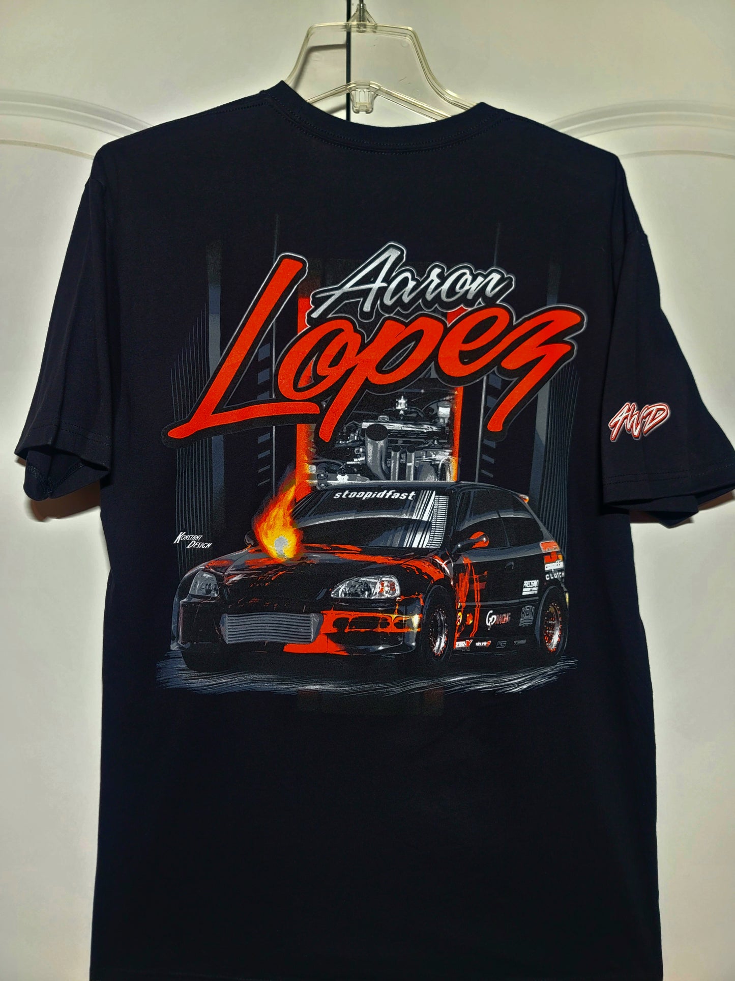 Aaron Lopez Race Car Shirt