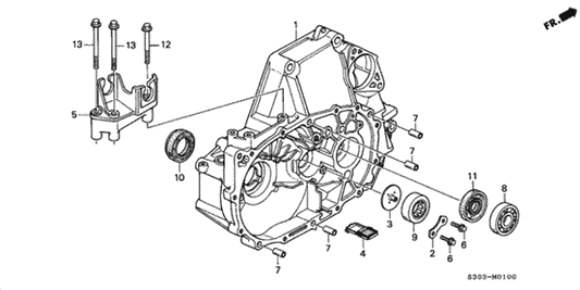 H Series Axel Seal Drivers Side