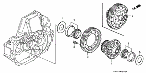 H Series Differential Bearing ( Bellhousing Side )